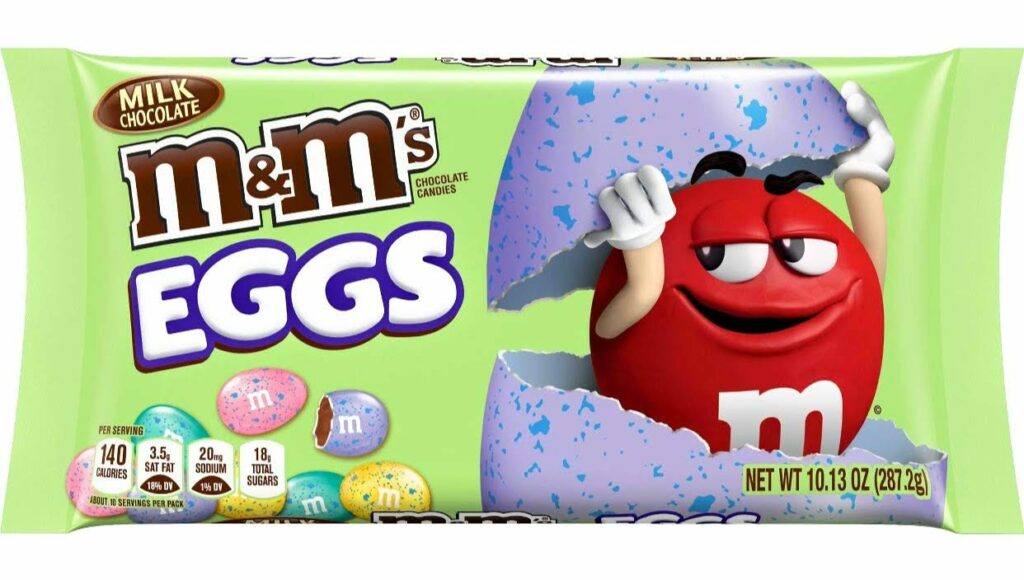 m&m's eggs